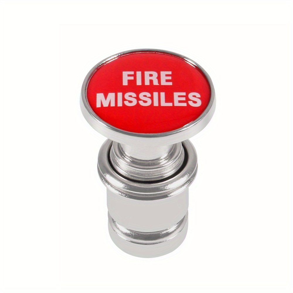 Fire Missiles Eject Panic Aluminum Dustproof Plug Button Car - Temu Romania