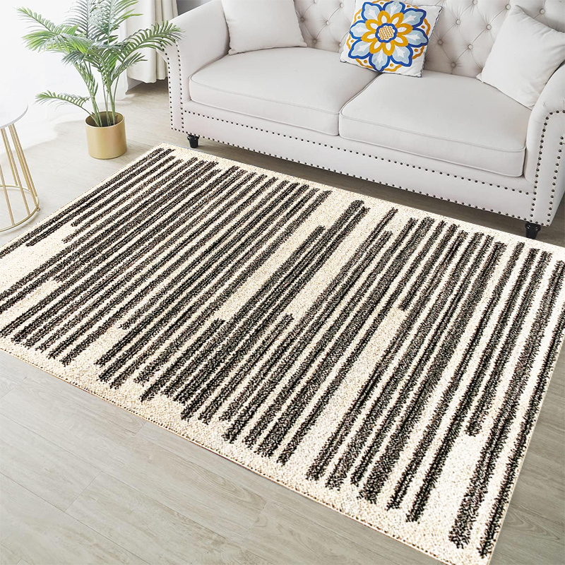 Moroccan Farmhouse Shaggy Area Rug