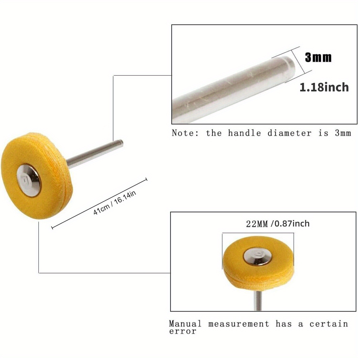 Little Buffer Wheels Muslin Buffing And Polishing Wheel For - Temu