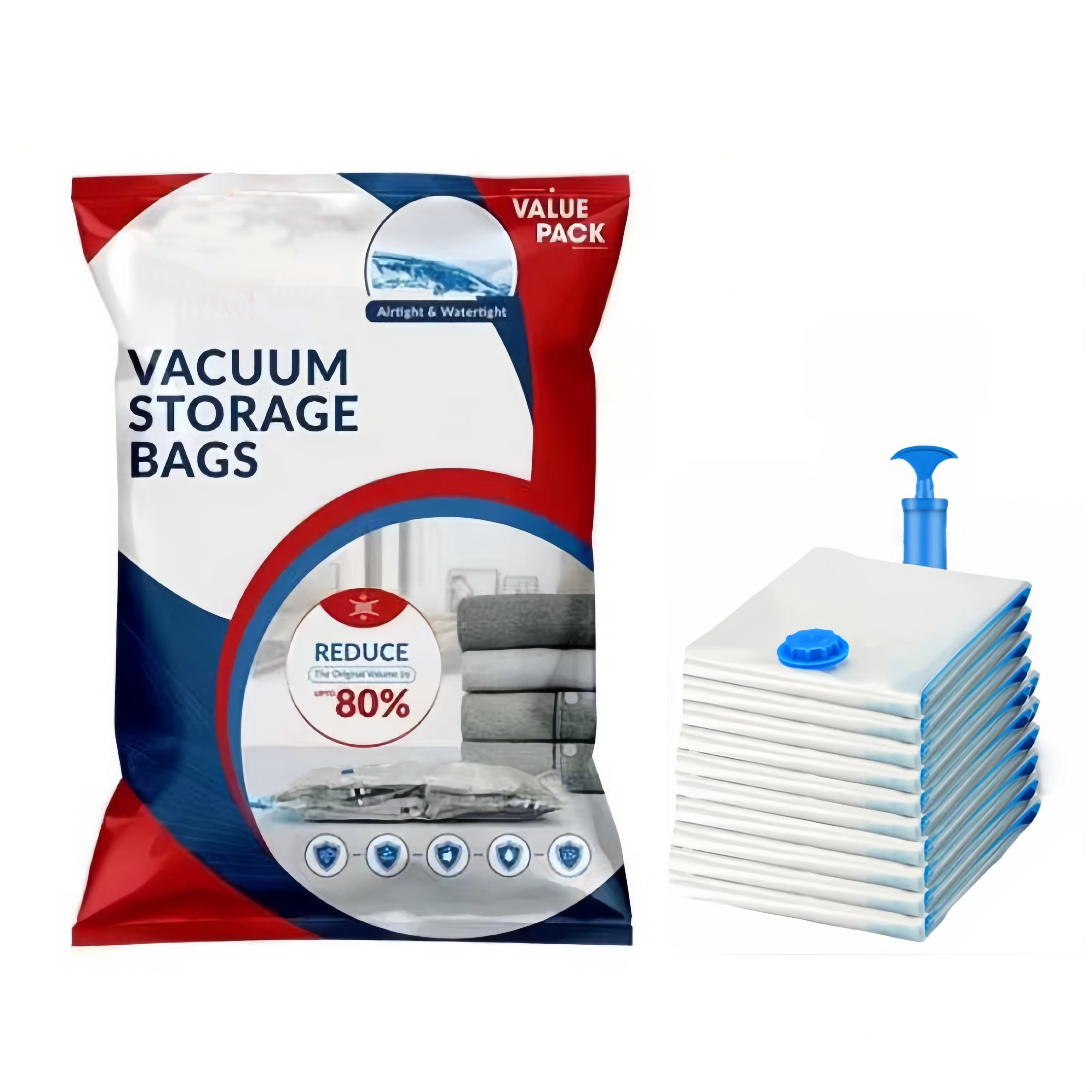 Clear Vacuum Compression Storage Bags Large Capacity Sealed - Temu