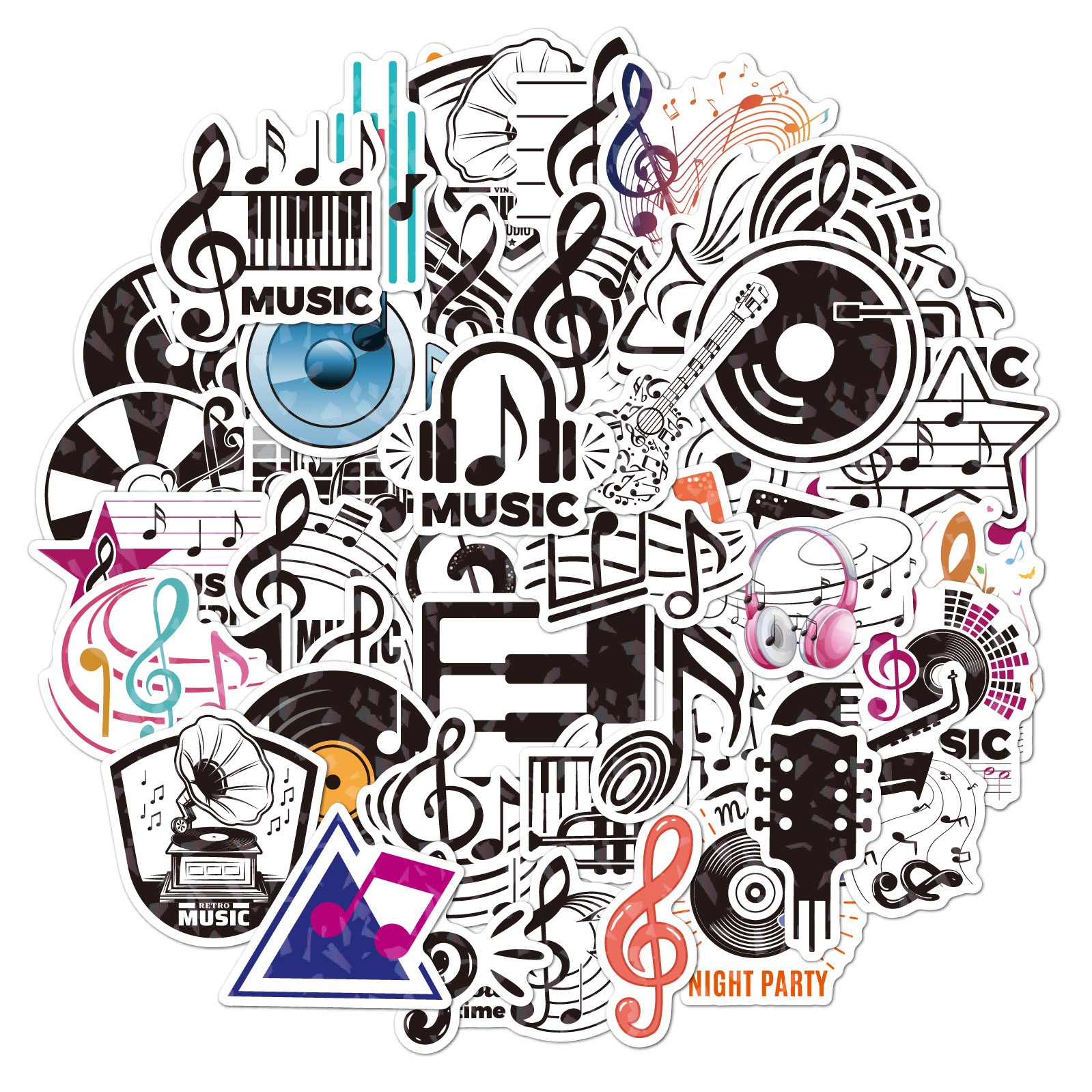 graffiti music symbols