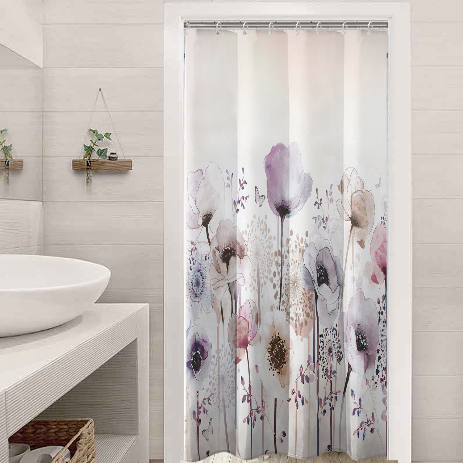 Cortina ventana douchegordijn ducha baño, cortinas de ventana lila,  púrpura, blanco, diseño de interiores png