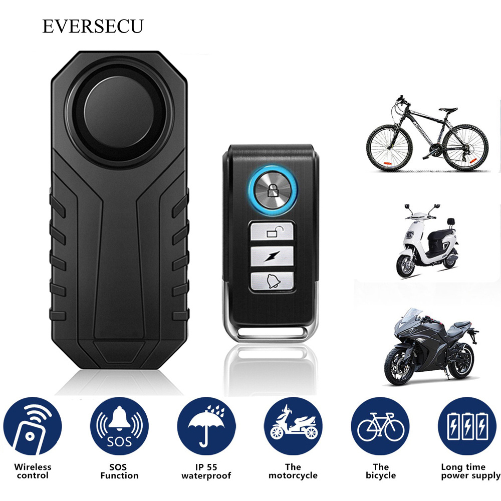 Wireless Bicycle Alarm Remote Control Waterproof Electric - Temu