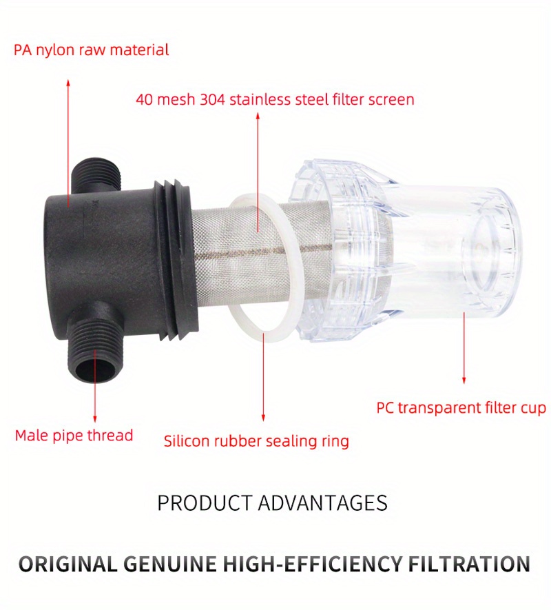 2 in 1 filter original stainless