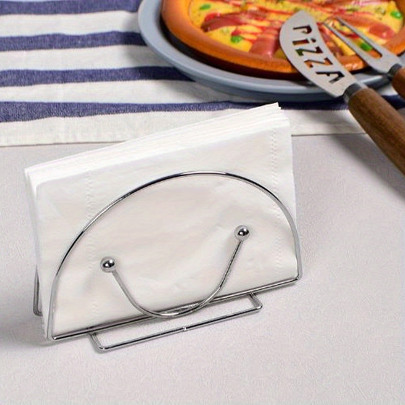 Wrought Iron Vertical Paper Towel Holder, Tabletop Napkin Holder, Coffee Shop, And Placement Of Tissue Seats