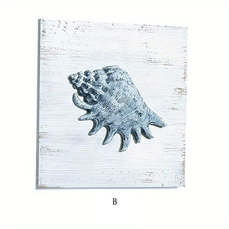 Mdf Beach Decorative Shell Wall Art Hanging Decor Home Decor - Temu