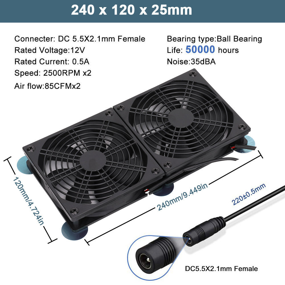Big Airflow Computer Fan Ac Plug Fan 110v 240v Ac Temu