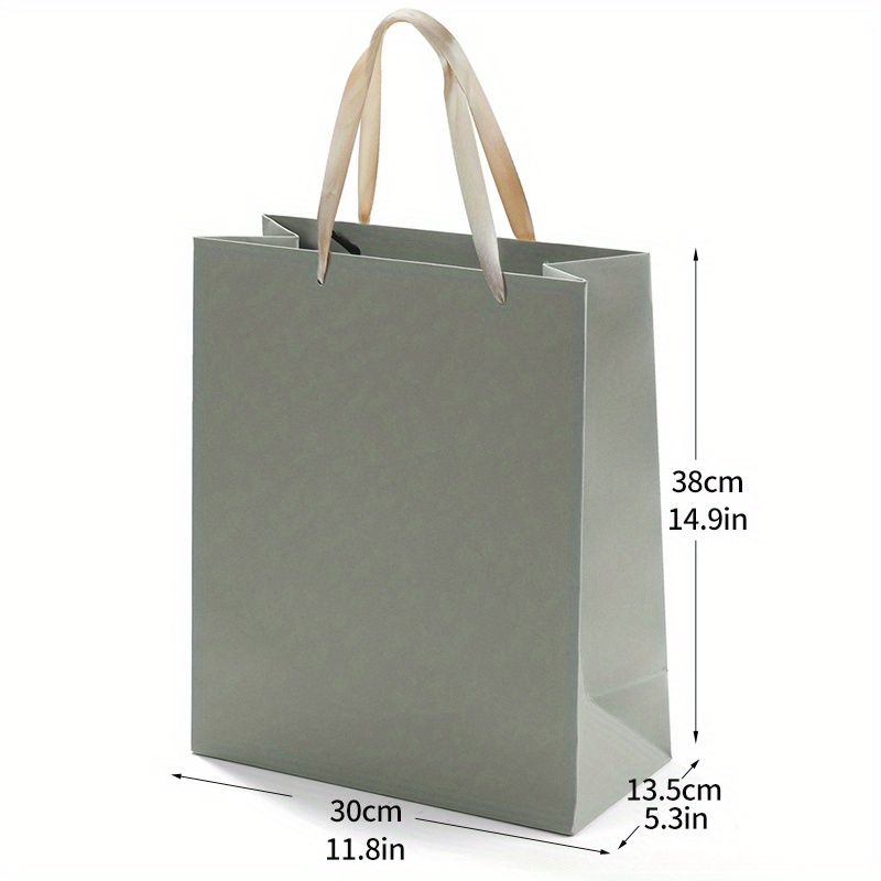 Silver Kraft Paper Bags