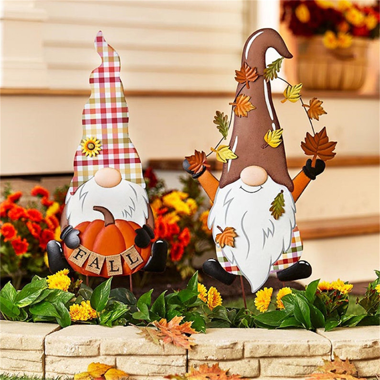 Halloween Dwarf Old Man Garden Stake Courtyard Festive - Temu Canada