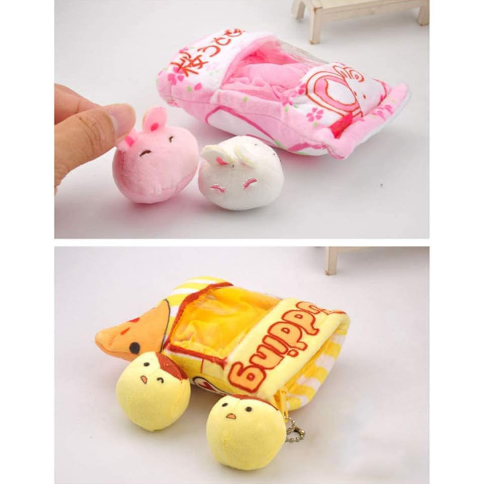 Mini Stuffed Toy Decorative Premium Texture Multifunctional Cute