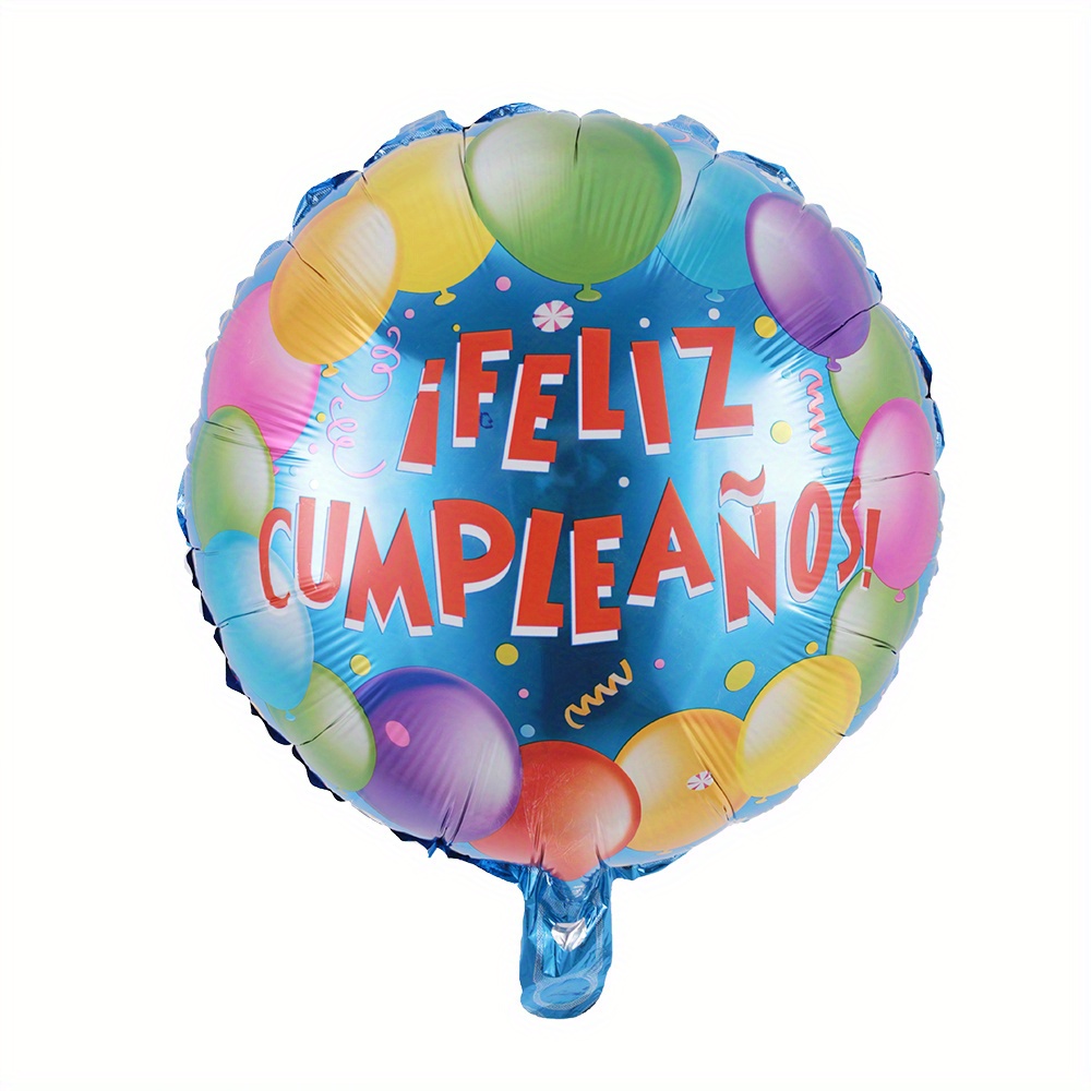 Ballon aluminium Happy birthday Fluo Party 45 cm - Vegaooparty