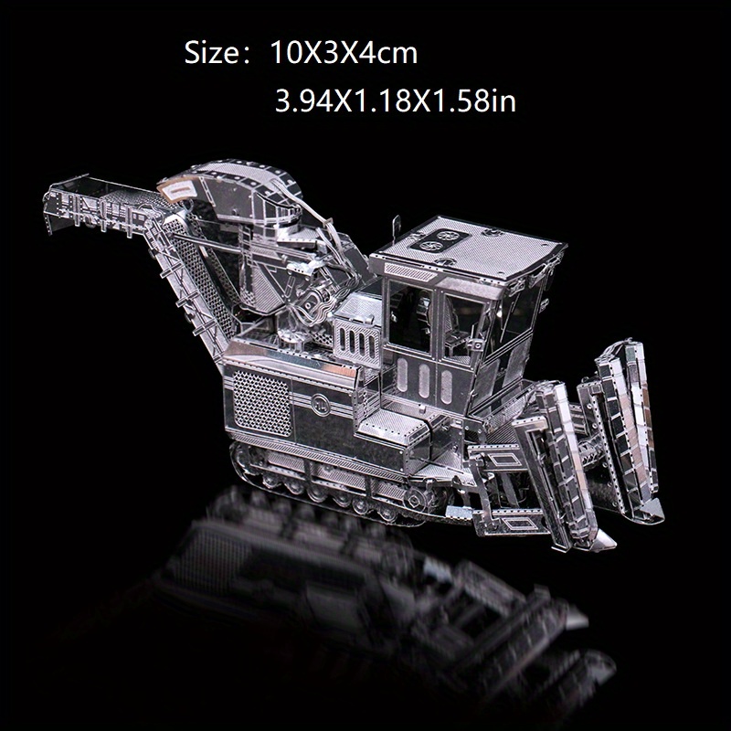 Stainless Steel Metal Glue free 3d Diy Jigsaw Puzzle: - Temu