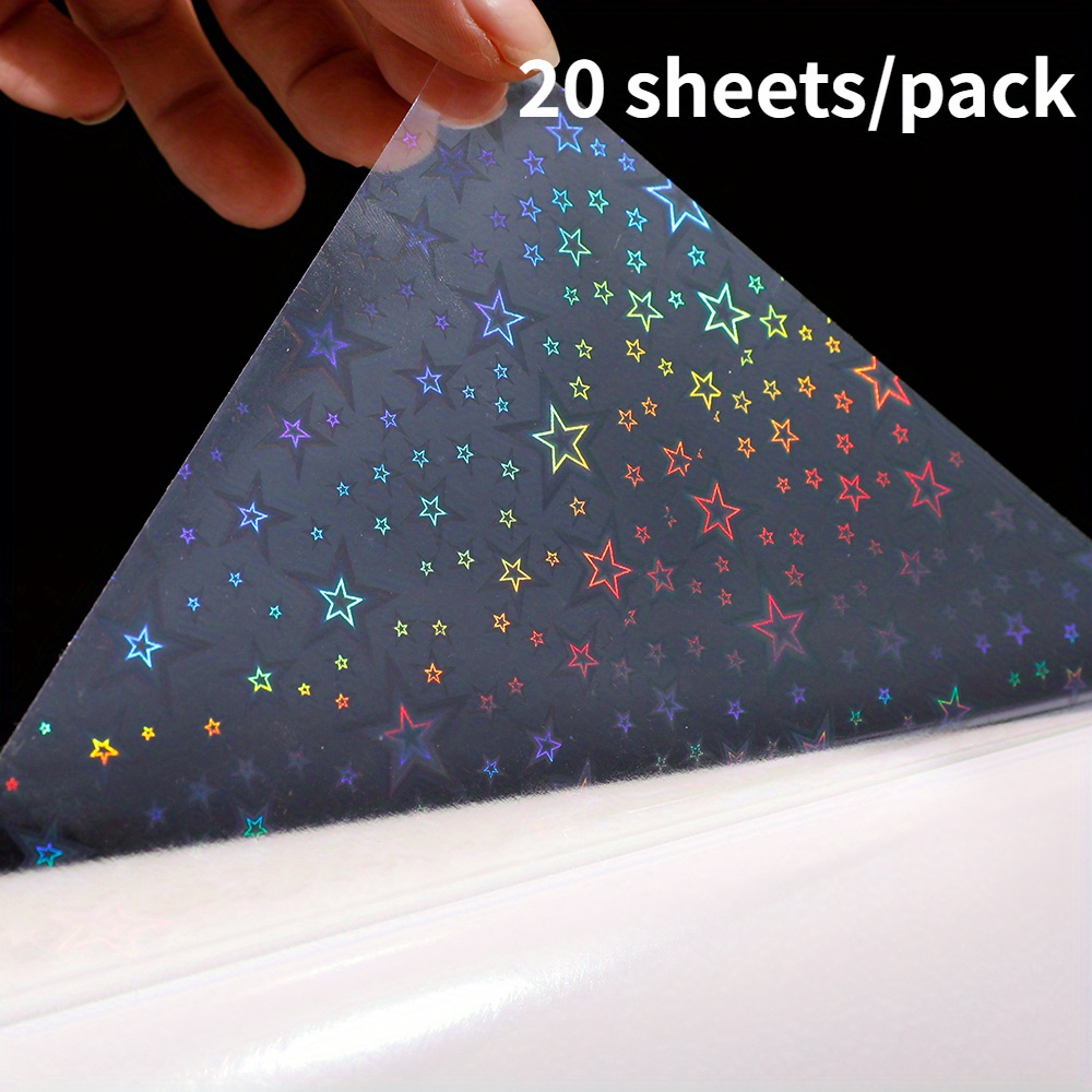 Holographic Laminate Teckwrap Inkject Printable Sticker Vinyl - 14 She –  Rosie's Craft Shop Ltd