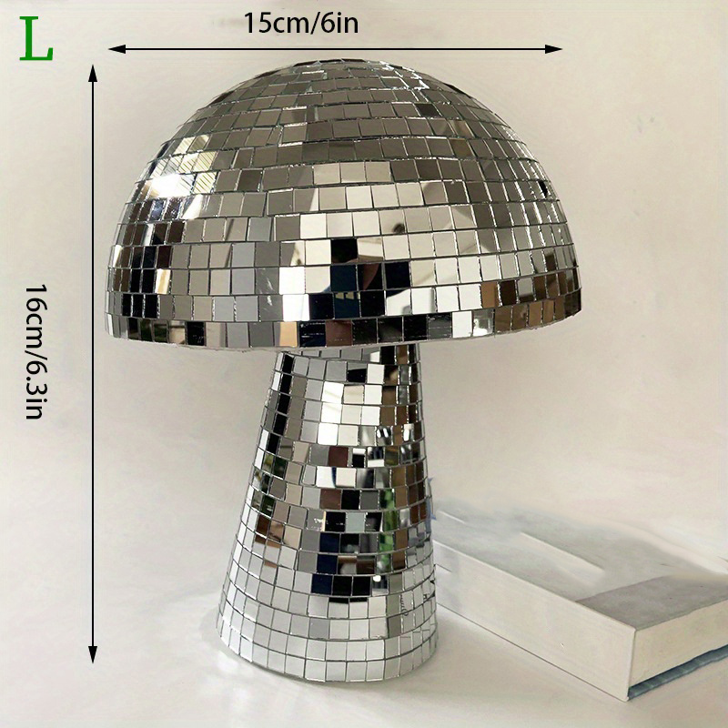 Champignon Disco Boule Miroir Réfléchissant Boule Compatible