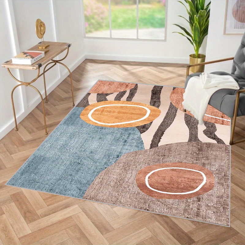 Modern Living Room Washable Area Rug Waterproof, Stain Resistant, Anti  Slip, Lightweight, And Non Shedding Dining Room Carpet, Suitable For  Bedrooms, Living Rooms, Kitchens, Apartments, Anti Smudging, Non Shedding  Carpet Mat 