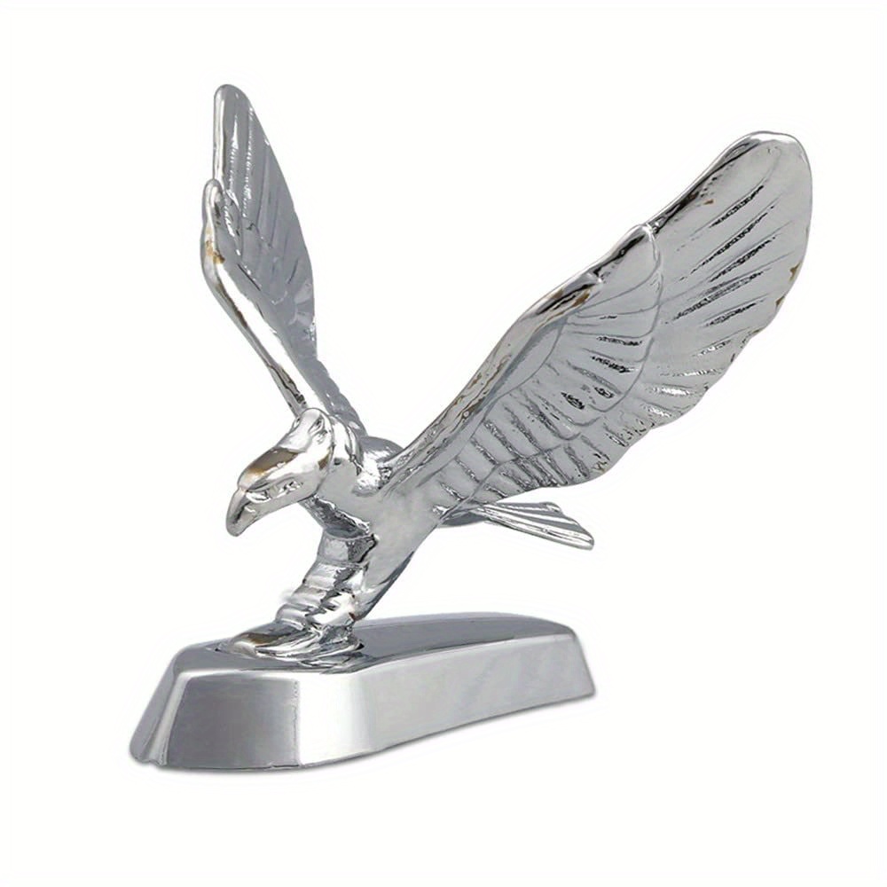 American Flying Eagle Hood Ornaments for Cars Bird Logo Metal Stickers 3D  Car Hood Decals Stand Bonnet Emblem Badge Sculpture Ornament for Trucks  Auto