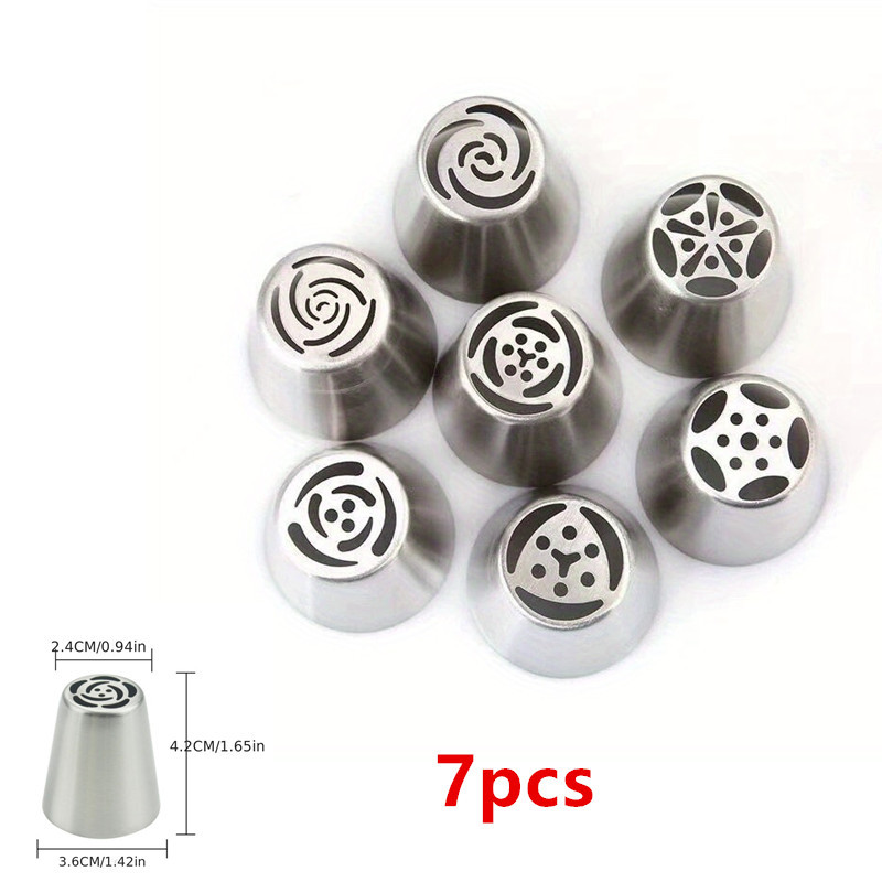 Random Design Russian Nozzle Russian Icing Piping Nozzles Set Of 12 Pcs