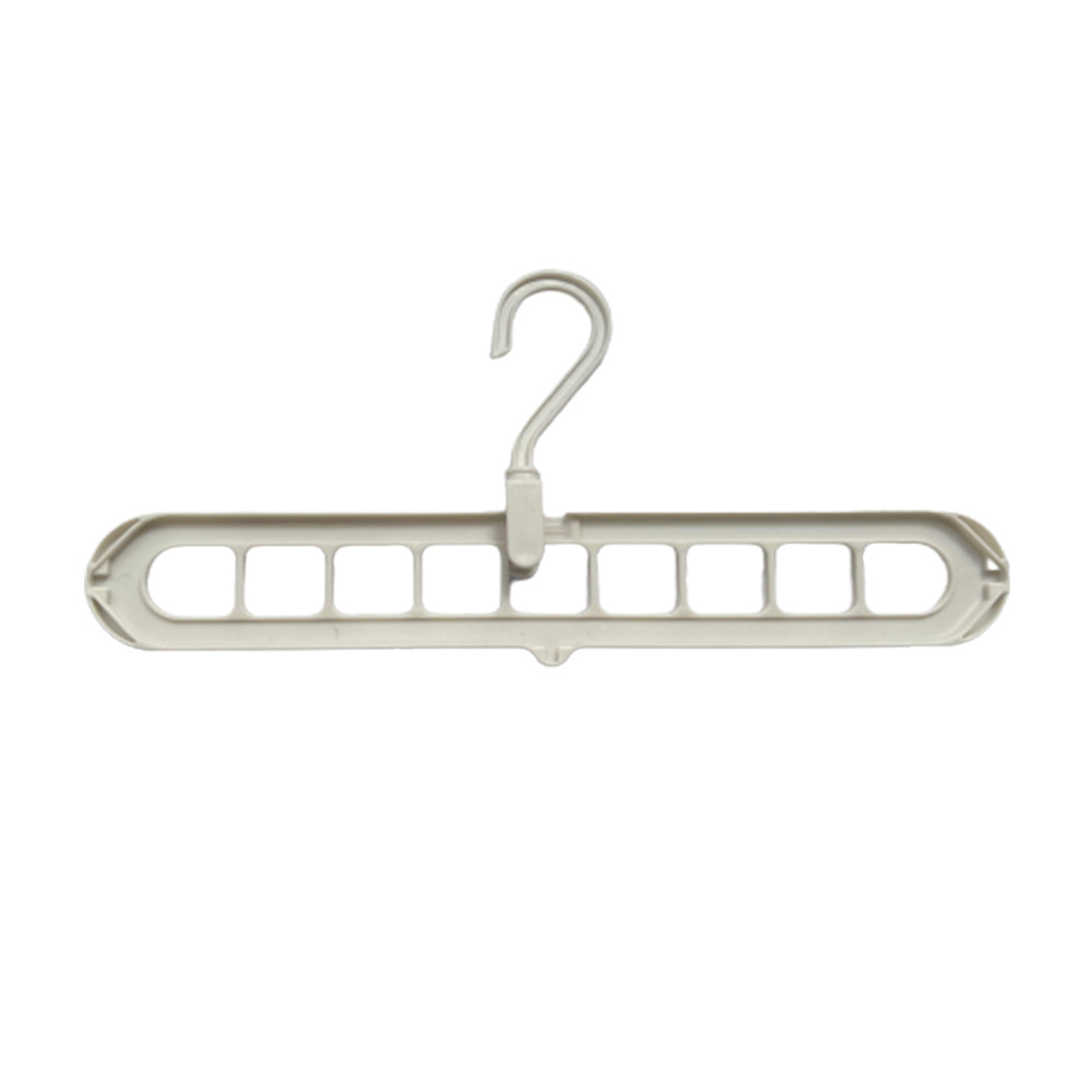 9-Hole Multifunctional Clothes Hanger for Wardrobe Organization