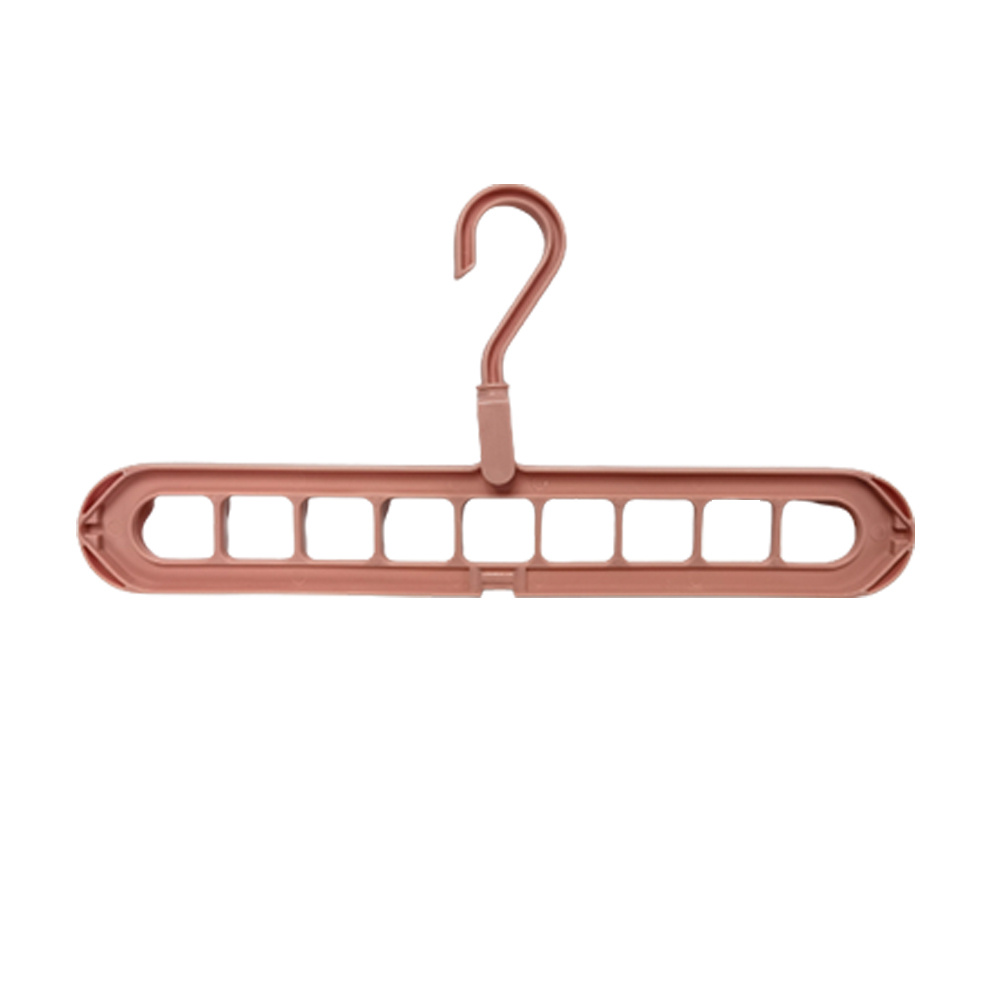 9-Hole Multifunctional Clothes Hanger for Wardrobe Organization