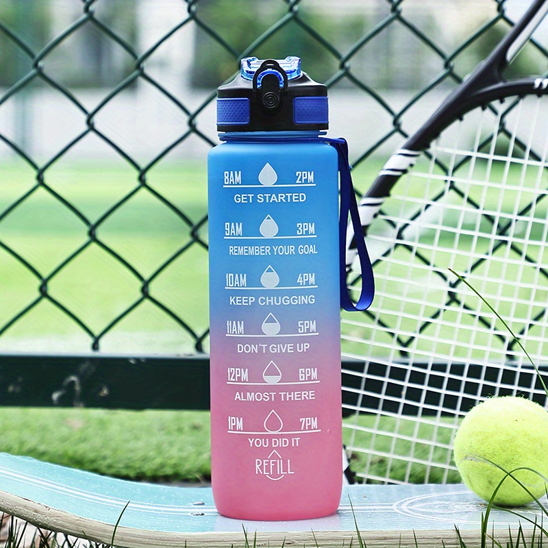 Stay Hydrated On the go: Gradient Color Motivational Sports - Temu