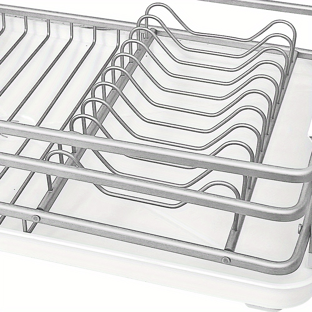 1pc, Dish Drying Rack, Hot Sale Simple New PVC Space Aluminum Anti-rus –  Par Masters