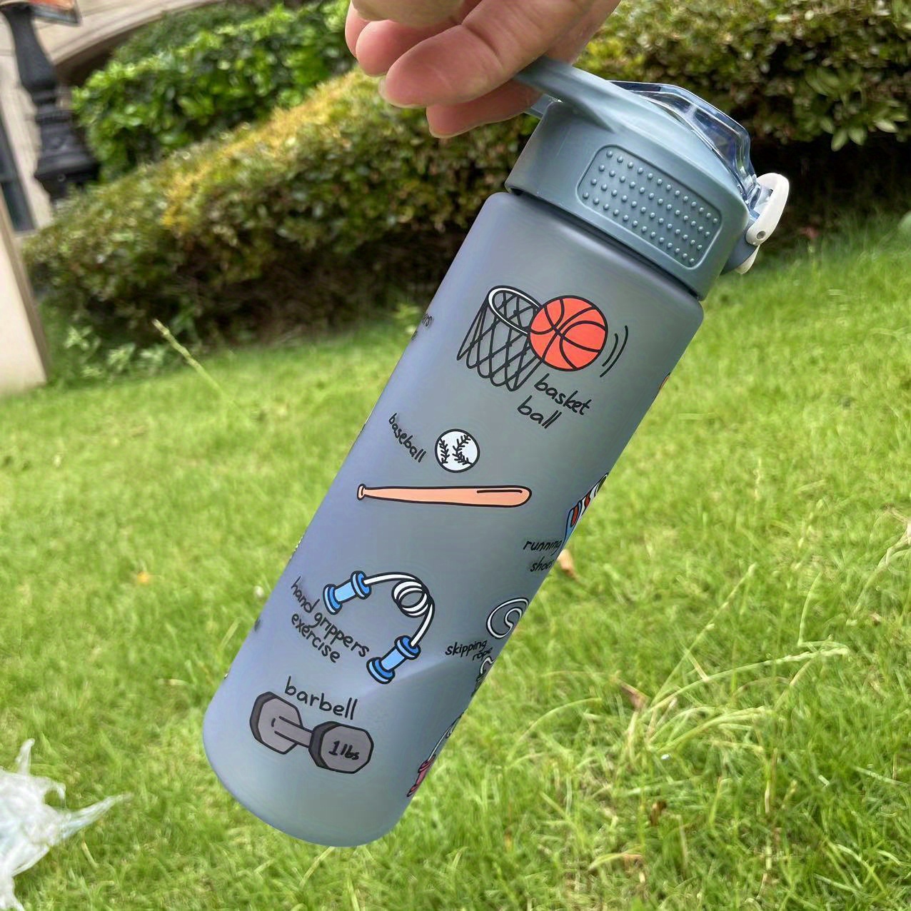 Cartoon Sports Water Bottle, Bpa-free Plastic Water Cups, Portable Water  Bottles, For Camping, Hiking, Fitness, Outdoor Summer Drinkware, Travel  Accessories, Birthday Gifts, Back To School Supplies - Temu