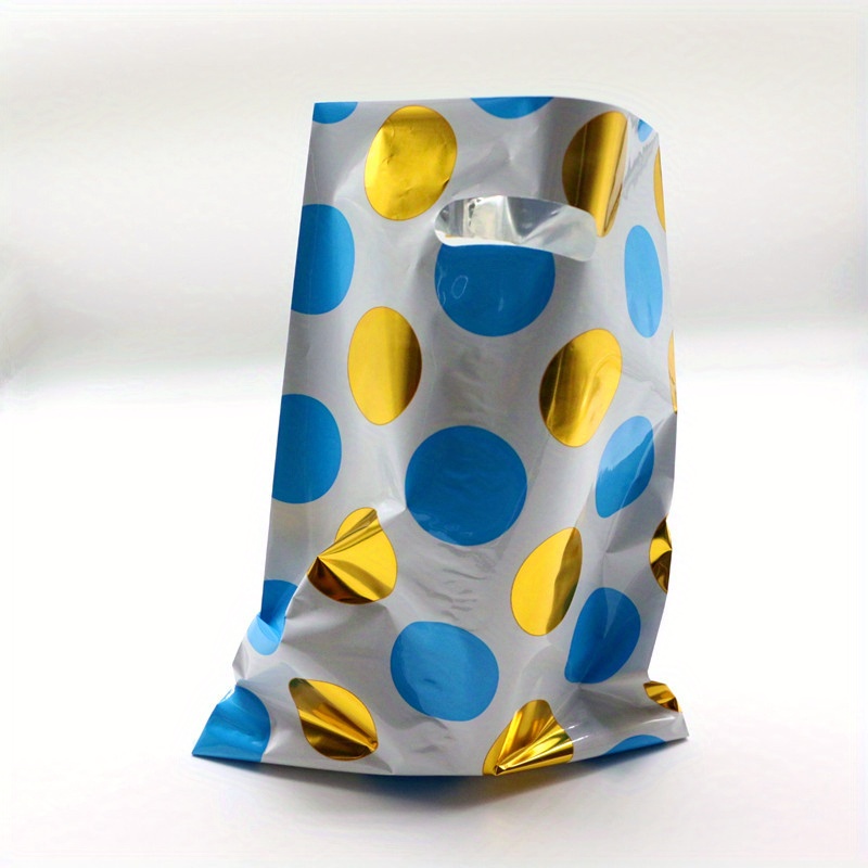 Golden Polka Dot Candy Bags For Treat Party Favor Goodie - Temu