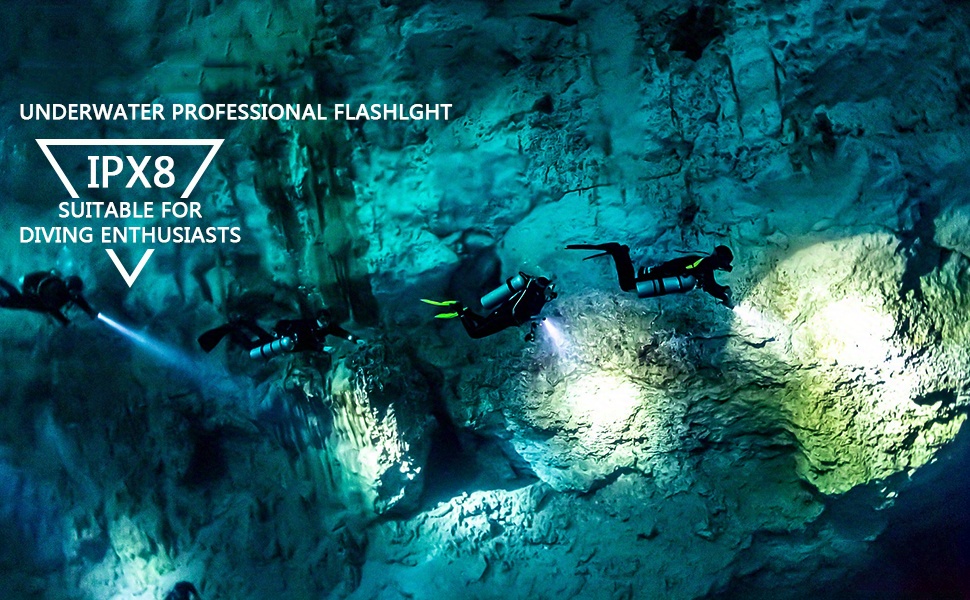 1pc Torcia subacquea per immersioni 3 modalità di luce - Temu Switzerland