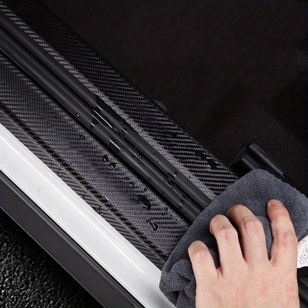 JMTBNO Car Door Edge Guards - 5D Carbon Fiber Vinyl Film Protection (4 X 33Ft Roll) For Most Cars