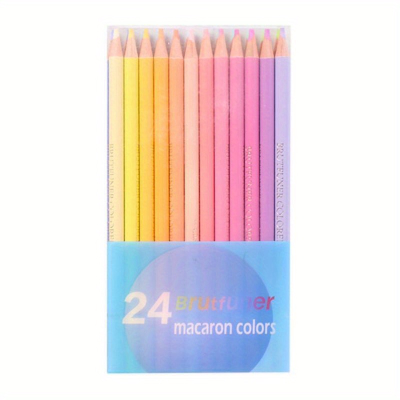 Macaron 12 Colors Oily Color Pencil Set Pastel Special Colors Non