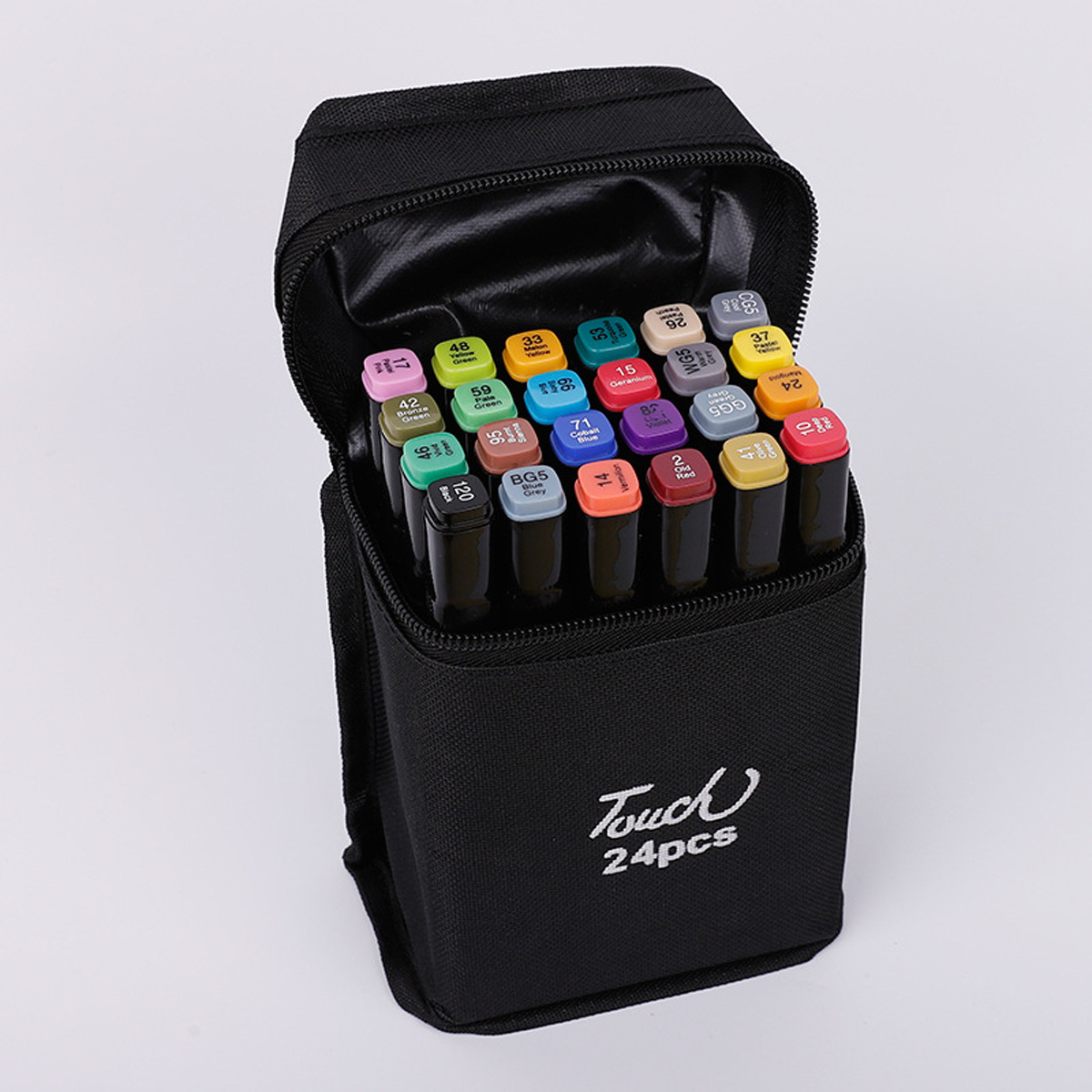 12/48 Colors/Bag Art Marker Alcohol Felt Pen Dual Tips Manga Sketching  Markers Dual Brush Marker School Supplies Drawing Set