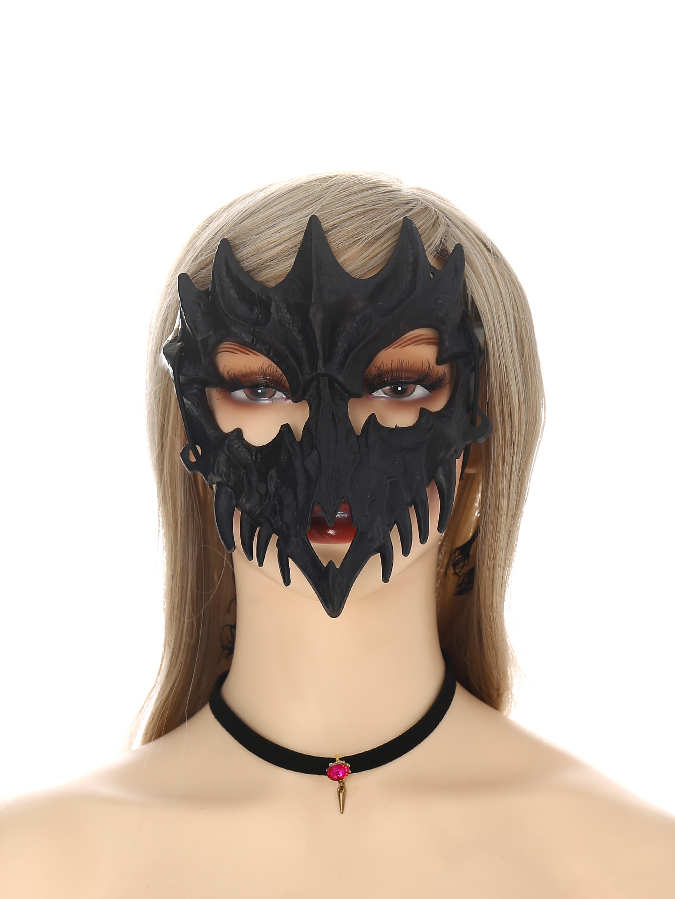 Skull shaped Mask Plastic Masquerade Party Role playing Mask - Temu