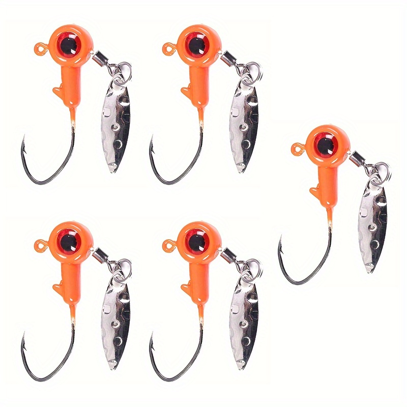 Big Eye Lead Head Hooks Catch More Fish With These Outdoor - Temu Canada