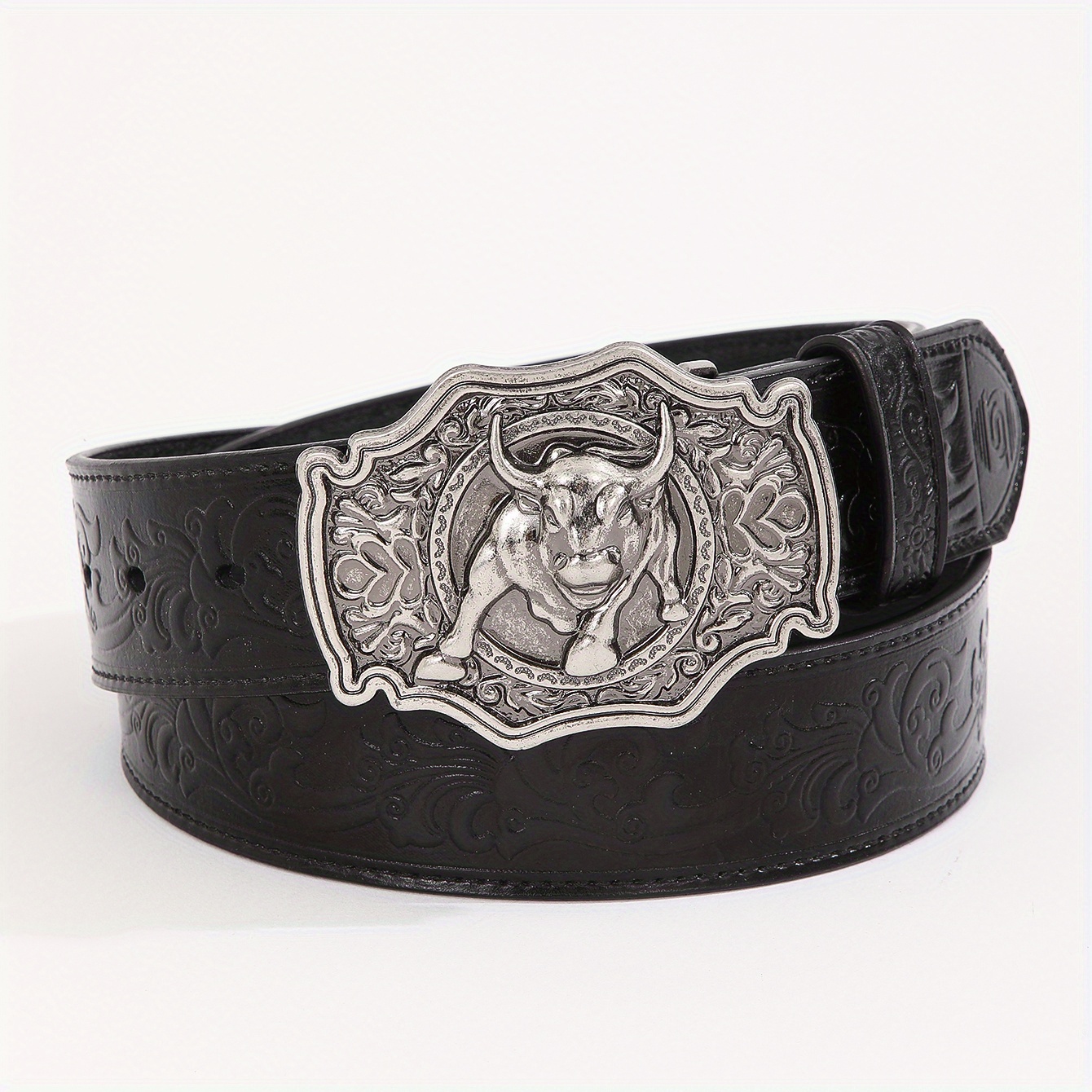 Cinturón de cuero PU para hombre, cinturones de mujer con hebilla de Pin,  cinturón de cintura de ves Fernando Cinturón de mujer