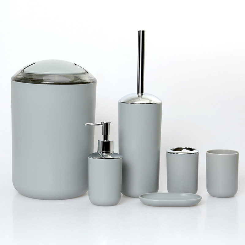 Solid Stainless Steel Bathroom Accessories Set