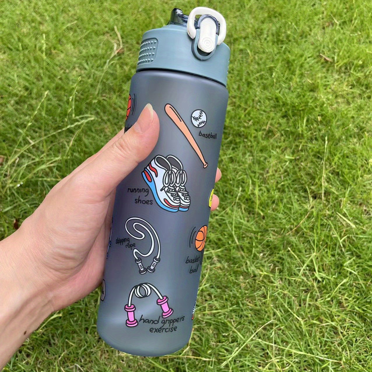 Cartoon Sports Water Bottle, Bpa-free Plastic Water Cups, Portable Water  Bottles, For Camping, Hiking, Fitness, Outdoor Summer Drinkware, Travel  Accessories, Birthday Gifts, Back To School Supplies - Temu
