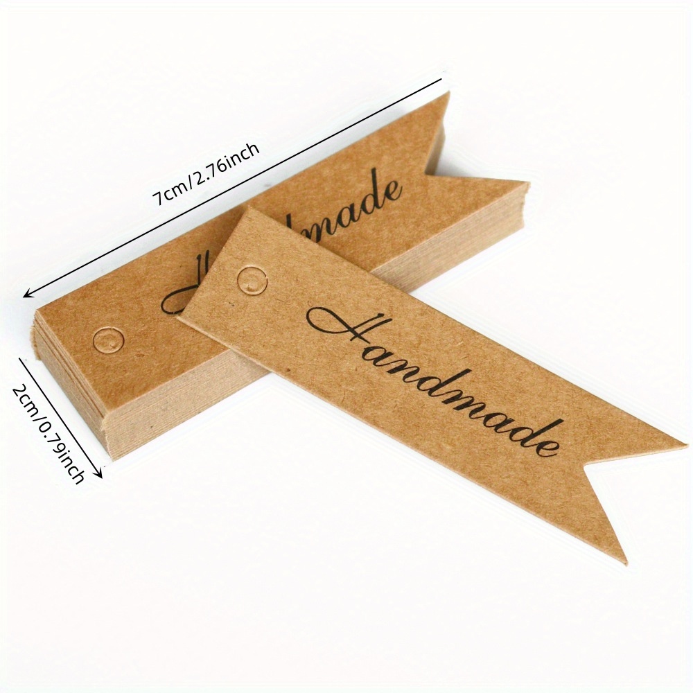 Handmade Tags Art Craft Holiday Gift Packing Labels Cute Temu United