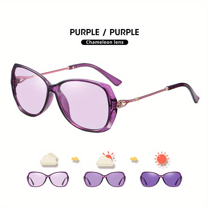 Fashion Design Hd Photochromic Sunglasses For Women Polarized