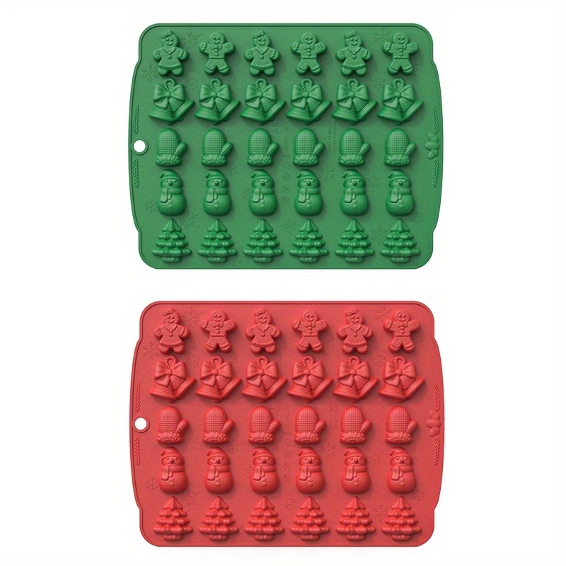 Christmas Chocolate Molds Silicone Candy Molds Christmas - Temu