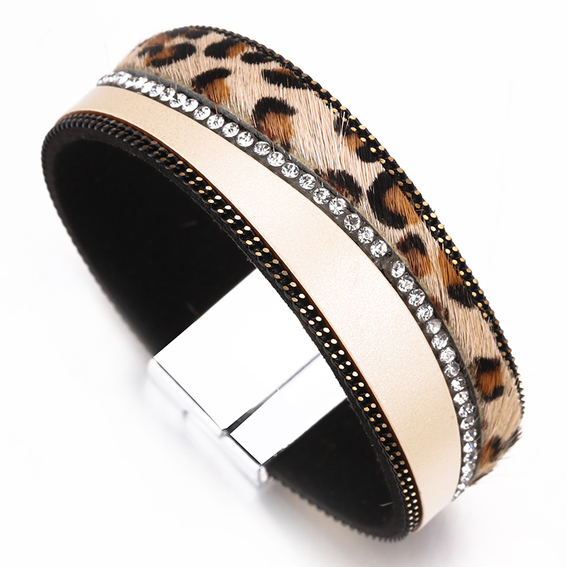 Leopard print 2025 wrap bracelet