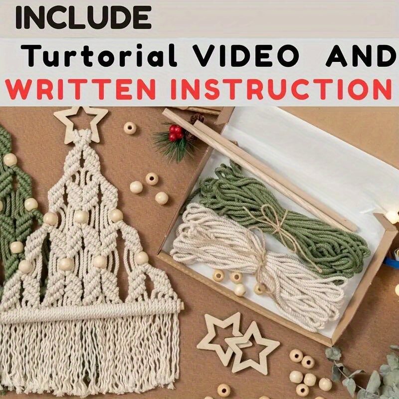 Christmas Tree Woven Diy Set Create Long Lasting Memory Temu