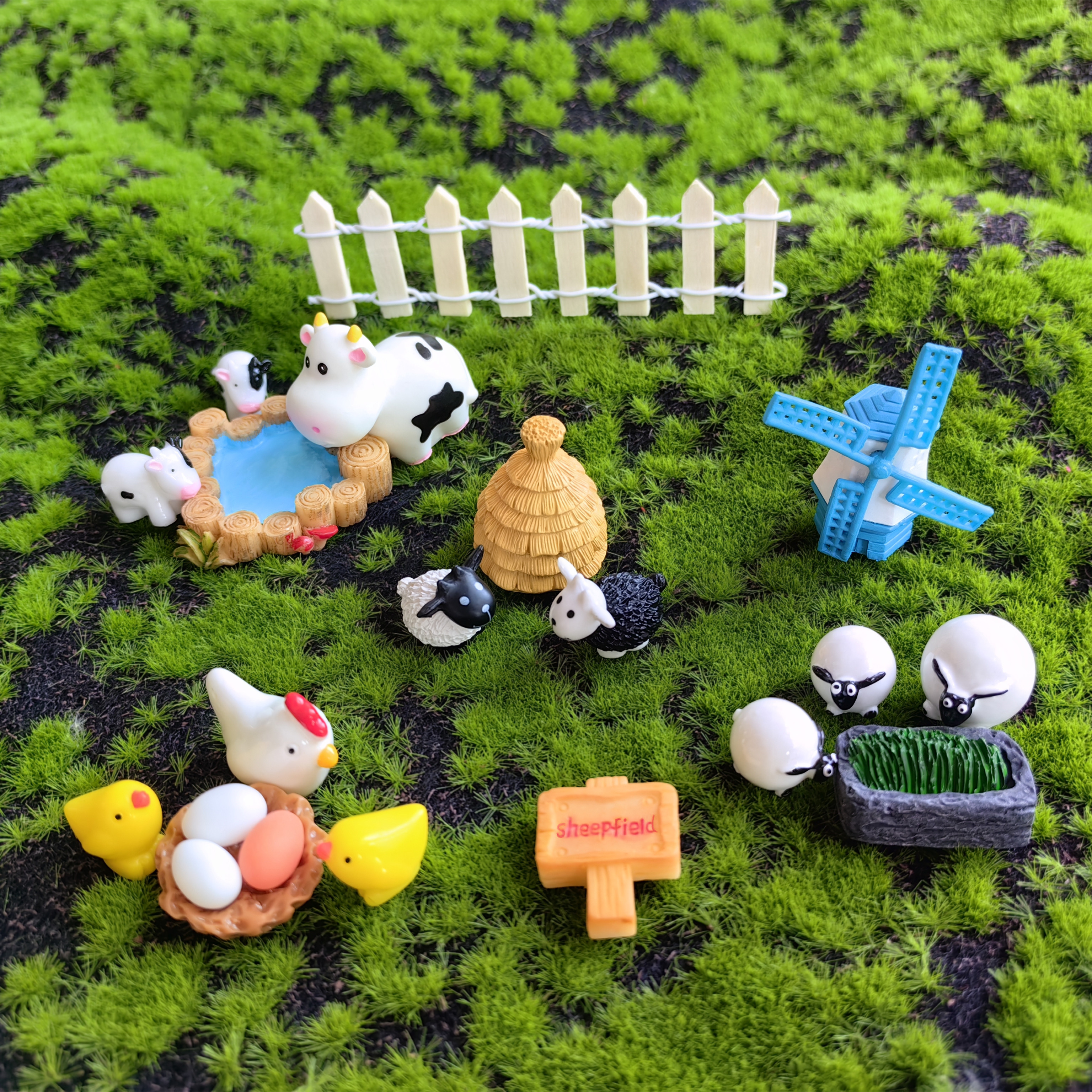 Blue Scooter Miniature Fairy Garden Home Decoration Craft Micro Landscaping  Decor Diy Gift Moving Forest - Figurines & Miniatures - AliExpress