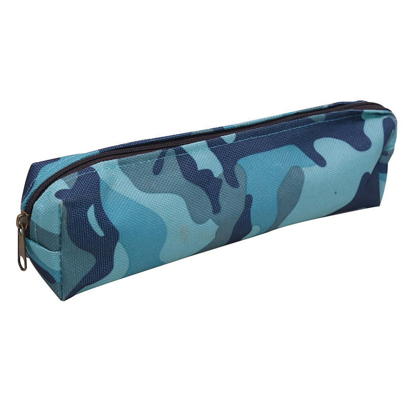 Blue Camo Pencil Case - TCR6126