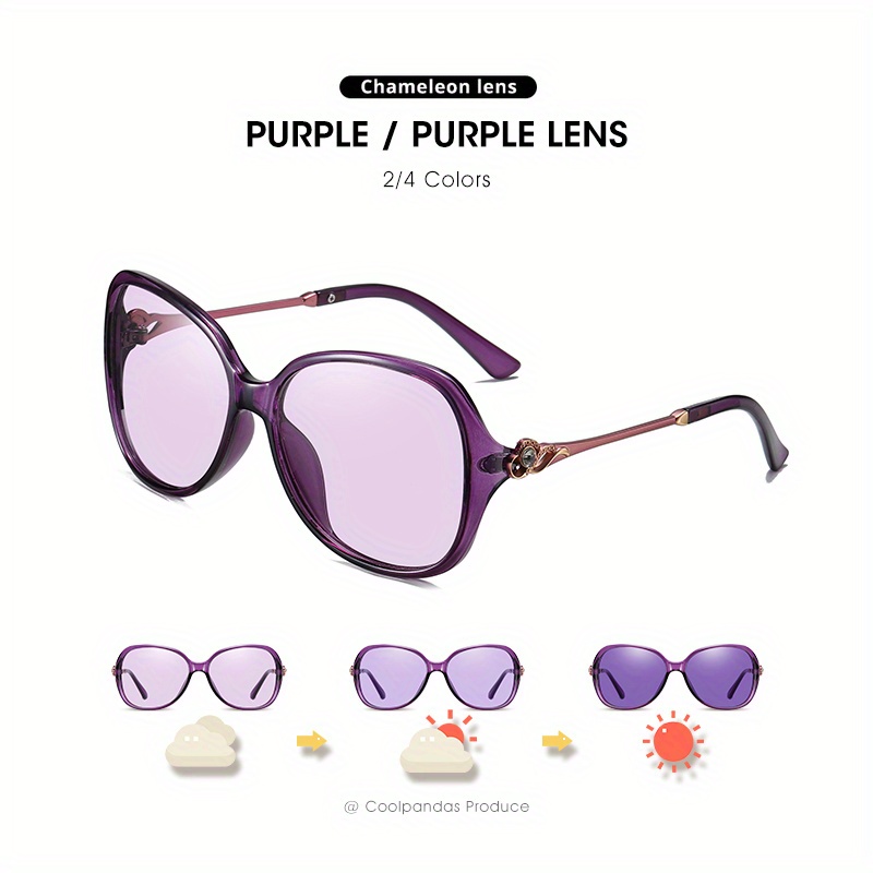 Coolpandas Brand Photochromic Polarized Lady Driving - Temu