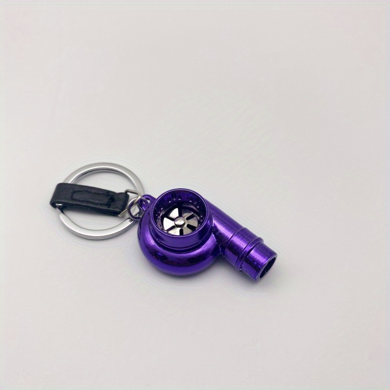 LONG WHISTLE Keychain | SOLID BRASS | Key Ring for Car / Bike (37)