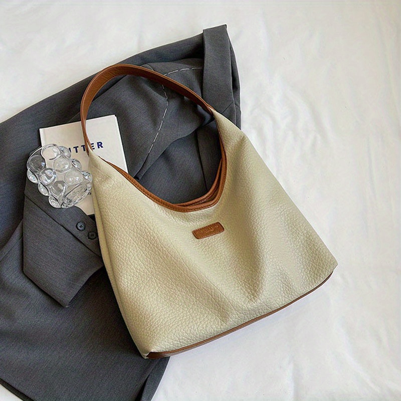 Women's Calvin Klein white and tan shoulder bag