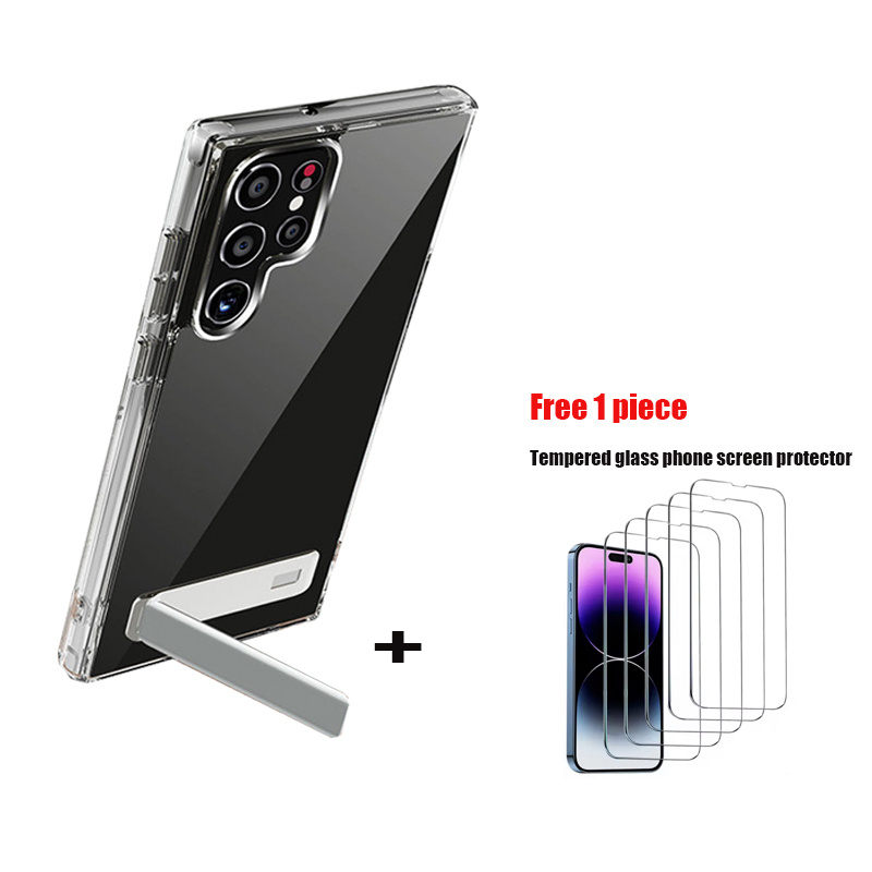 Case For Samsung Galaxy S23/S23+ Plus/S23 Ultra Phone Cover + Tempered  Glass