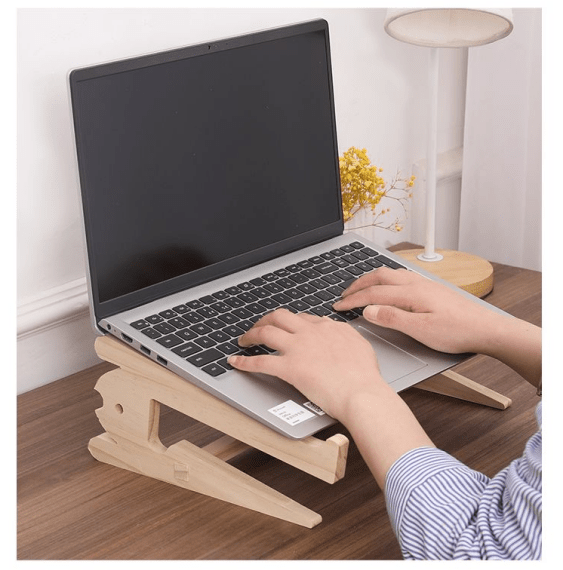 Soporte ergonómico para computadora portátil para escritorio