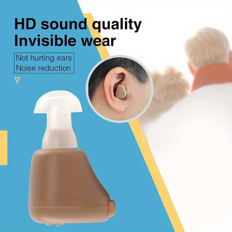 Rechargeable Wireless Hearing Aid Amplify Sounds Improve Temu