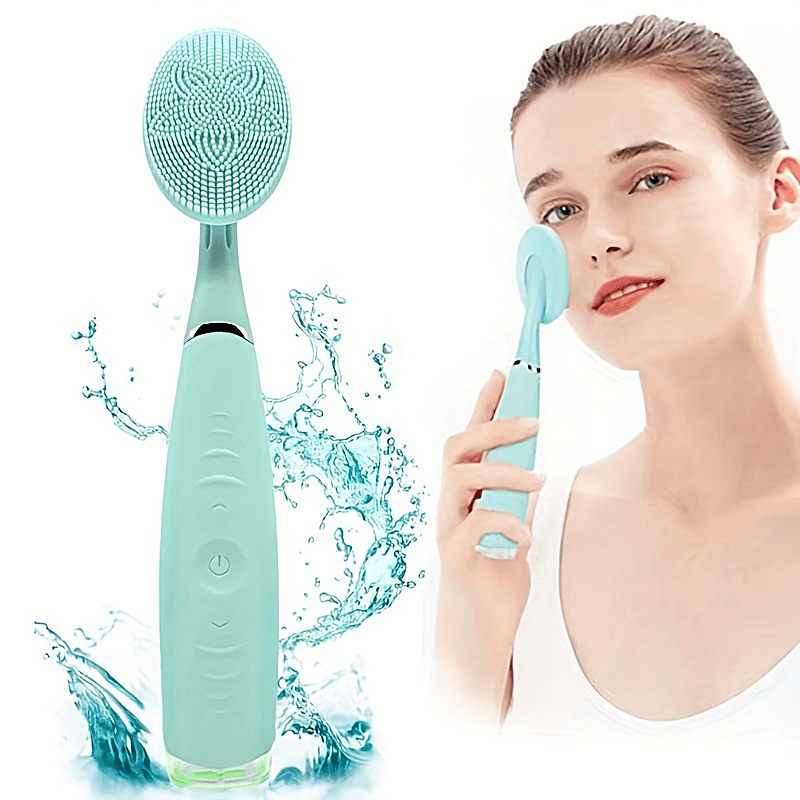  Cepillo de limpieza facial de silicona para hombres - Cepillo  exfoliante y limpiador manual, cepillo impermeable para el cuidado de la  piel : Belleza y Cuidado Personal